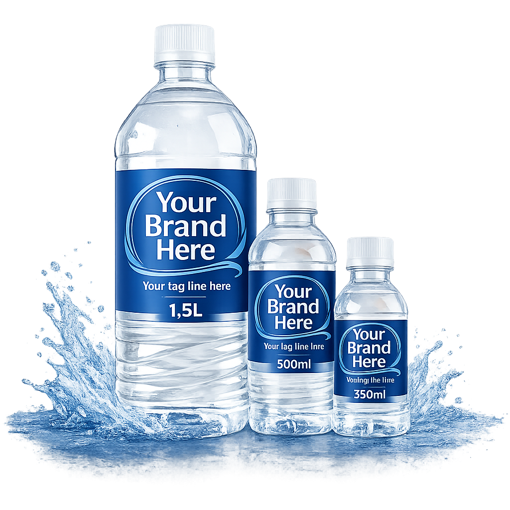 SipHayat Custom Labeled Water Bottles