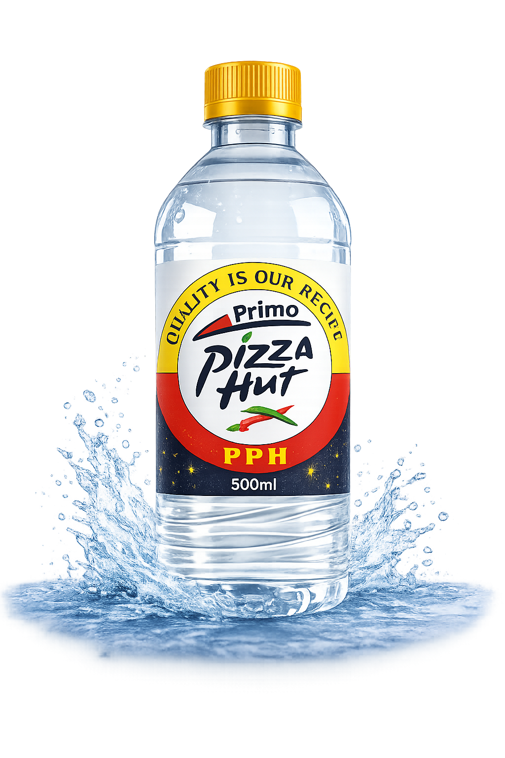 Primo Pizza Hut Custom Branded Water